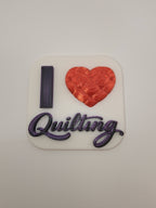 I ❤️ Quilting Magnet