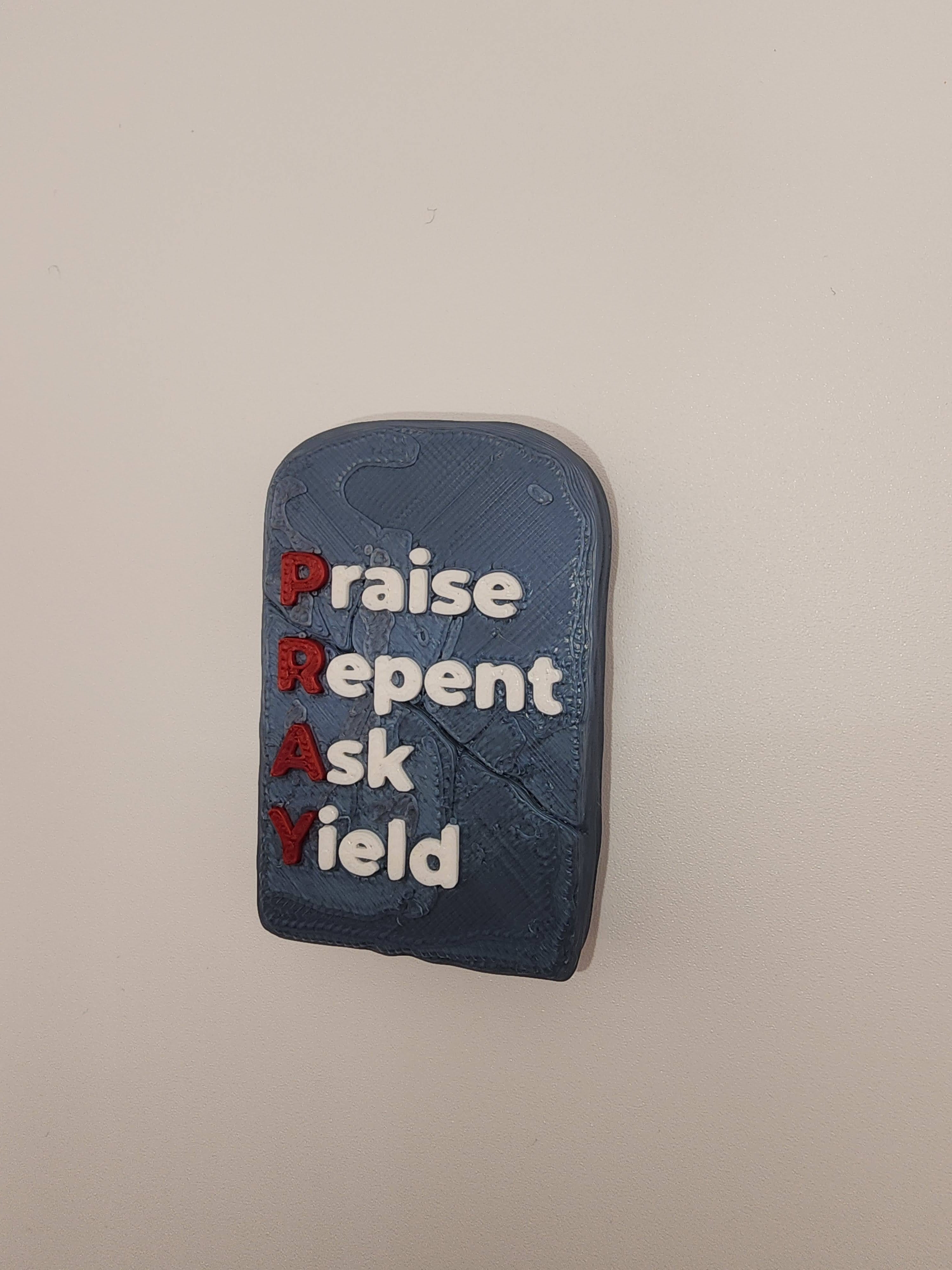Faith — PRAY Tablet Magnet