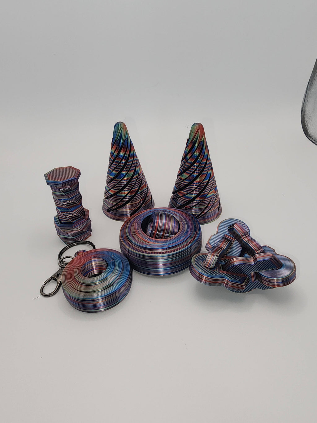 Fidget — Cone / Screw / Triangle